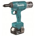 MAKITA DRV150RFJ Aku nýtovačka Li-ion LXT 18V/3,0 Ah, Makpac