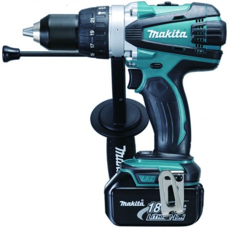 MAKITA DHP458RTJ Aku příklepový šroubovák Li-ion LXT 18V/5,0 Ah,Makpac