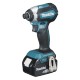 MAKITA DTD153RFJ Aku rázový šroubovák 1/4" Li-ion LXT 18V/3,0Ah