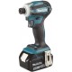 MAKITA DTD172RTJ Aku rázový šroubovák 1/4" Li-ion LXT 18V/5,0Ah, Makpac