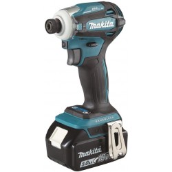 MAKITA DTD172RTJ Aku rázový šroubovák 1/4" Li-ion LXT 18V/5,0Ah, Makpac