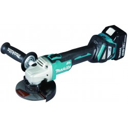 MAKITA DGA511RFJ Aku úhlová bruska s regulací 125mm Li-ion LXT 18V/3,0Ah,Makpac