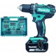 MAKITA DDF482RFX1 Aku vrtací šroubovák s příslušenstvím Li-ion LXT 18V/3,0 Ah