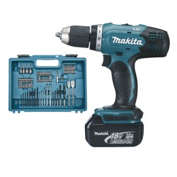 MAKITA DDF453SFX1 Aku vrtací šroubovák s příslušenstvím Li-ion LXT 18V/3,0Ah