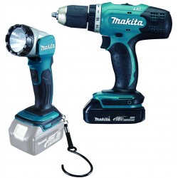 MAKITA DDF453SYEL Aku vrtací šroubovák se svítilnou Li-ion LXT 18V/1,5Ah