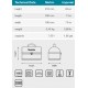 MAKITA E-15590 jídelní brašna s řemenem přes rameno 330x200x230mm,oldE-05620