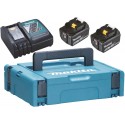 MAKITA 197624-2 sada Li-ion LXT 18V 2ksBL1850B+1ks nabíječka DC18RC+1ksMakpac