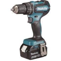 MAKITA DHP485RTJ Aku bezuhlíkový příklepový šroubovák Li-ion LXT 18V/5,0 Ah,Makpac