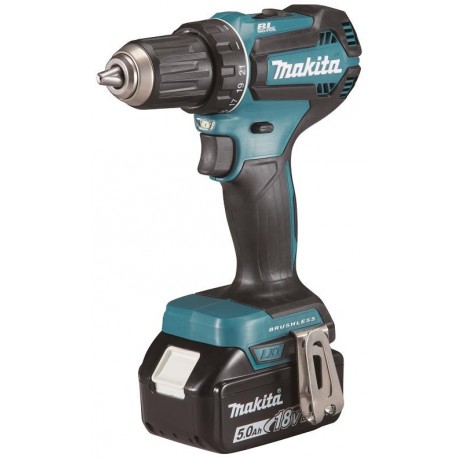 MAKITA DDF485RTJ Aku bezuhlíkový šroubovák Li-ion LXT 18V/5,0 Ah,Makpac