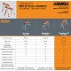 BORA PM-4550 skládací kozy - 1 pár