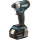 MAKITA DTD157RTJ Aku rázový šroubovák 1/4" Li-ion LXT 18V/5,0Ah, Makpac