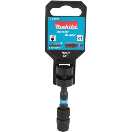 MAKITA E-24125 držák bitů šestihran 1/4" IMPACT BLACK 76 mm