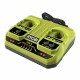 RYOBI Elektrická nabíječka RC18240, 2 porty, 18V