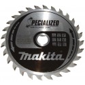 MAKITA B-32982 kotouč pilový dřevo SPECIALIZED 160x2.2x20mm 28Z pro ponorné pily , old B-09260