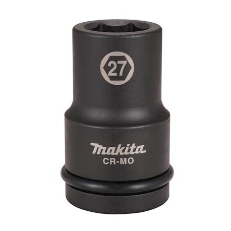 MAKITA E-24686 klíč nástrčný hluboký 1", čtyřhran, 27mm