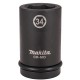 MAKITA E-24723 klíč nástrčný hluboký 1", čtyřhran, 34mm