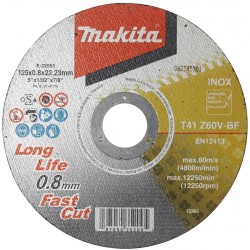 MAKITA E-22953 kotouč řezný nerez 125x0.8x22.23mm