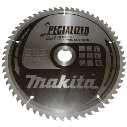 MAKITA B-33211 kotouč pilový dřevo SPECIALIZED se zapuštěnými zuby 270x2.6x30mm 60Z , old B-09531