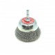 Hrncový kartáč kadeřavý (T) HEX 1/4" ocel 65 mm