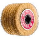 Válcový kartáč Flex pomosazená ocel, pr. 100 mm, š. 70 mm