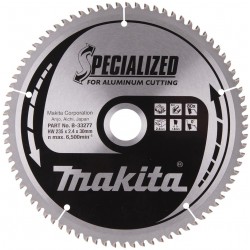 MAKITA B-33277 kotouč pilový hliník SPECIALIZED 235x2.4x30mm 80Z , old B-09606