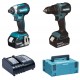 MAKITA DLX2535SJ Aku sada DDF490+DTD153 Li-ion LXT 18V
