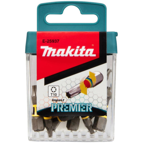 MAKITA E-25937 torzní bit řady Impact Premier (C-form) T10-25mm, 15 ks