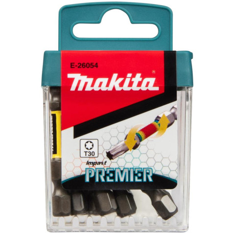 MAKITA E-26054 torzní bit řady Impact Premier (E-form) T30-50mm, 10 ks