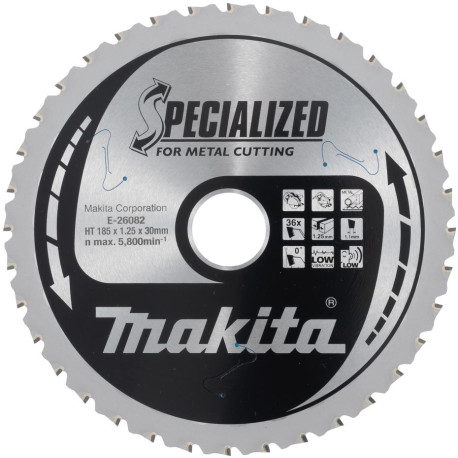 MAKITA E-26082 kotouč pilový ocel TCT 185x30mm 36Z