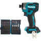 MAKITA DTD173ZJX2 Aku rázový šroubovák 1/4" s příslušenstvím Li-ion LXT 18V bez aku Z
