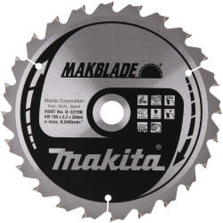MAKITA B-32708 kotouč pilový dřevo MAKBLADE 190x2.2x20mm 24Z , old B-08894