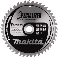 MAKITA E-11184 kotouč pilový dřevo Efficut 190x1.85x20mm 45Z , old E-11156
