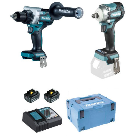 MAKITA DLX2588TJ Aku sada DDF492+DTW300 Li-ion LXT 18V/5,0Ah