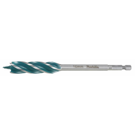 MAKITA E-26652 vrták do dřeva čtyřbřitý šestihran 1/4" 16x165mm