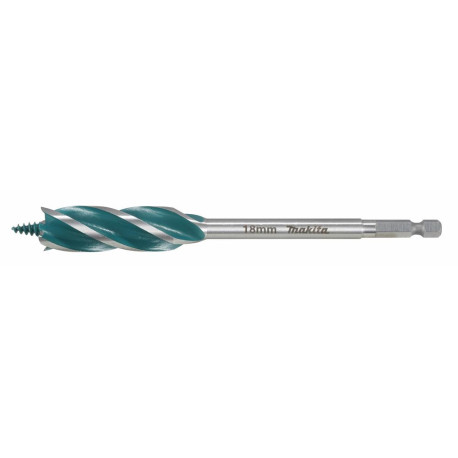 MAKITA E-26668 vrták do dřeva čtyřbřitý šestihran 1/4" 18x165mm