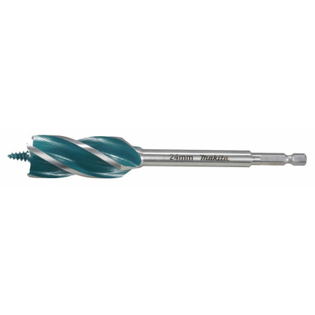 MAKITA E-26680 vrták do dřeva čtyřbřitý šestihran 1/4" 24x165mm