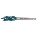 MAKITA E-26680 vrták do dřeva čtyřbřitý šestihran 1/4" 24x165mm