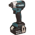 MAKITA DTD158RFJ Aku rázový šroubovák 1/4" Li-ion LXT 18V 3,0 Ah,Makpac