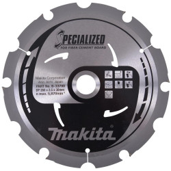 MAKITA B-33700 kotouč pilový PCD na vláknocementové desky 260x30mm 6Z