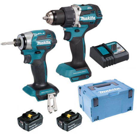 MAKITA DLX2575TJ Aku sada DHP484+DTD173 Li-ion LXT 18V/5,0Ah