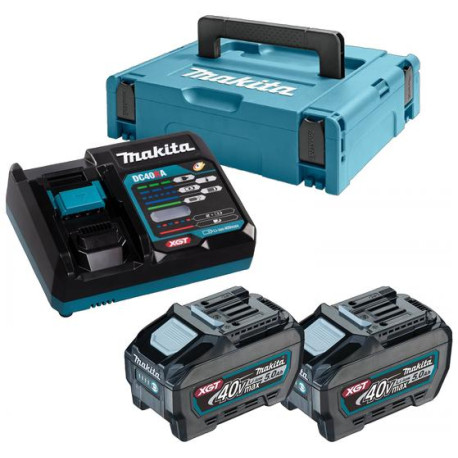 MAKITA PSKGRT2J sada Li-ion XGT 40V 2xBL4050F+DC40RA+Makpac,old 191V35-5