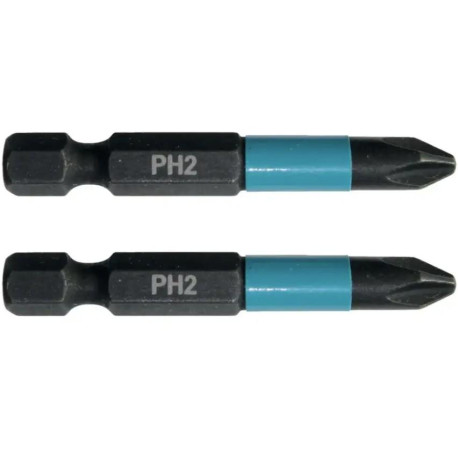 MAKITA E-26107 torzní bit 1/4" IMPACT BLACK PH2, 50mm 2 ks,old B-63725