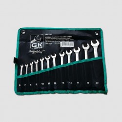 GK TOOLS Sada klíčů očkopl. 6-22 mm 12 dílů chrom-obal