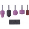 Wolfcraft Wolfcraft 5 Keramických brusných tělísek stopka 6mm+brousek 2144000