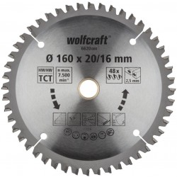 Wolfcraft Wolfcraft pilový kotouč jemné řezy ø190x30 Z64 6625000