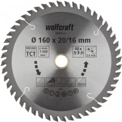Wolfcraft Wolfcraft pilový kotouč čisté řezy ø160x20,16 Z48 6630000