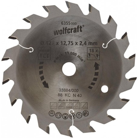 Wolfcraft Wolfcraft pilový kotouč středně hrubé řezy ø156,5x12,75 Z20 6366000