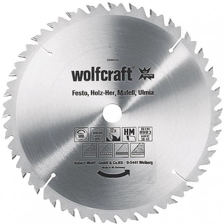 Wolfcraft Wolfcraft pilovový kotouč pro cirkulárky středně hrubé řezy ø315x30 Z28 6664000
