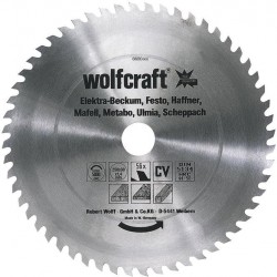 Wolfcraft Wolfcraft pilovový kotouč pro cirkulárky rychlé, hrubé řezy ø250x30 Z56 6600000