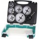 Wolfcraft Wolfcraft sada 6 Bi-metalových děrovek elektro 40-86 mm + upínací trn, v kufru 5423000